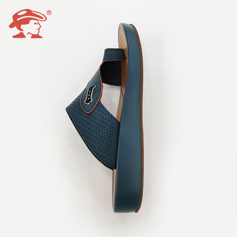 Arab Foreign Trade Man slipper Releasing in a flat-bed sandal slipper whish toe-toe.