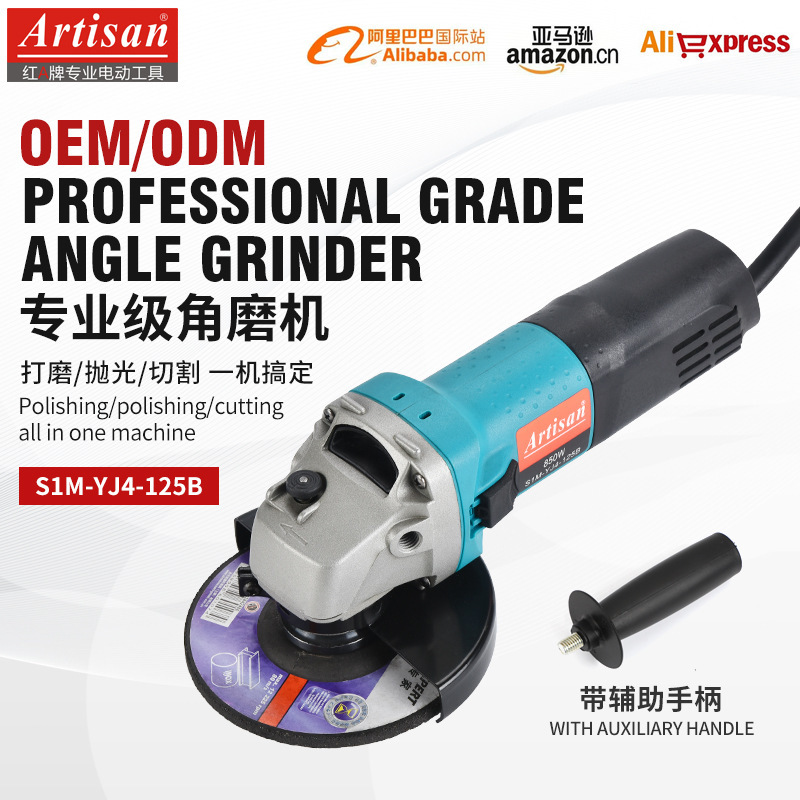 Angular grinder home wholesaled a multi-purpose large-angle grinder with a cutting machine hand tools electric grinder