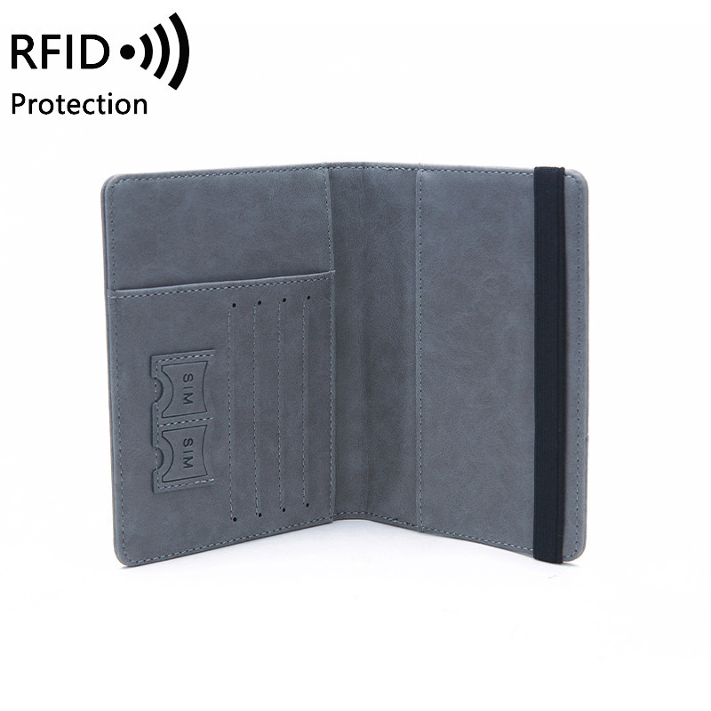 Thứ tự hộp hộ chiếu RFID đa mục đích và tài liệu hỗ trợ bằng hộ chiếu ví