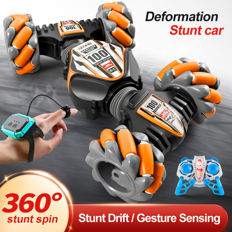 The handprinter, you're turning the stunt, climbing the electric light music toy car.