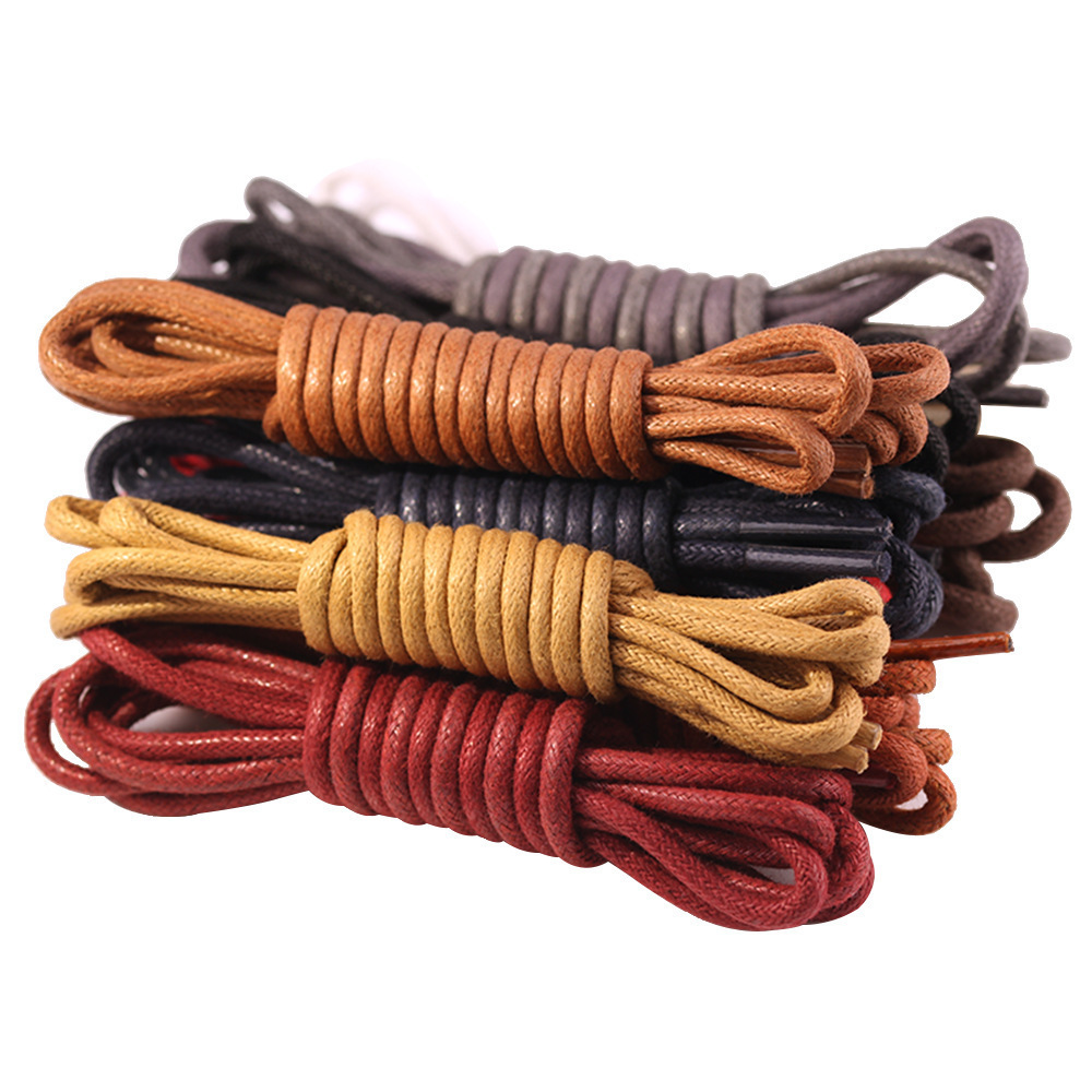 Thắt lưng giày cotton sáp 0,5-1,2 m, giày thương mại sáp 3 mm trên ủng tròn