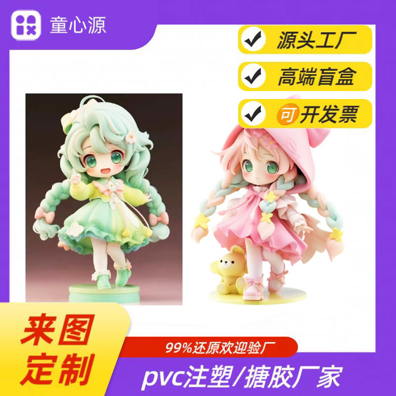 Con búp bê mù PVC tùy chỉnh nó như một món đồ chơi, đồ chơi nhẹ nhàng, đồ chơi-jet-jet-jet