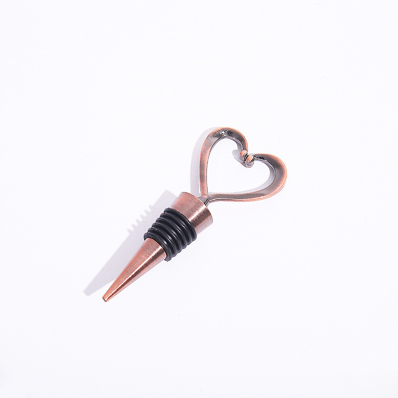 Zinc alloy metallic positive heart beverages filled with Zinc Creative Silicon Gold Bottle.