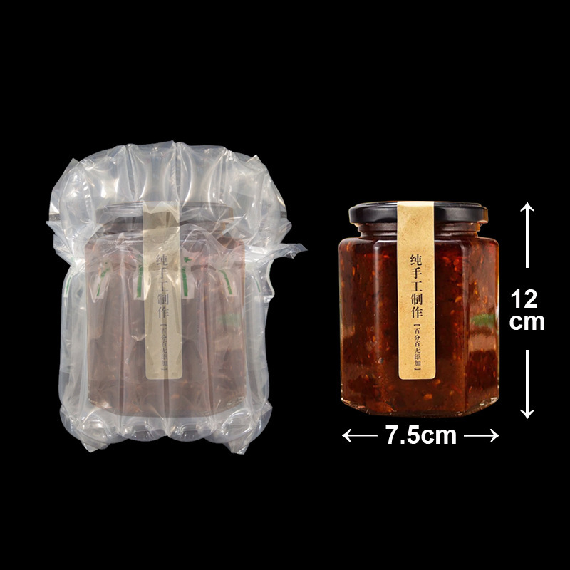 Air column bags with a thick belt cover of 6 columns, bubble column cylinders with a cushion against the fall-proof bag