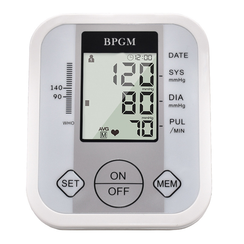 English cross-border fully automated electron sphygmomanometer, domestic blood pressure machine, foreign trade export arm pressure machine.