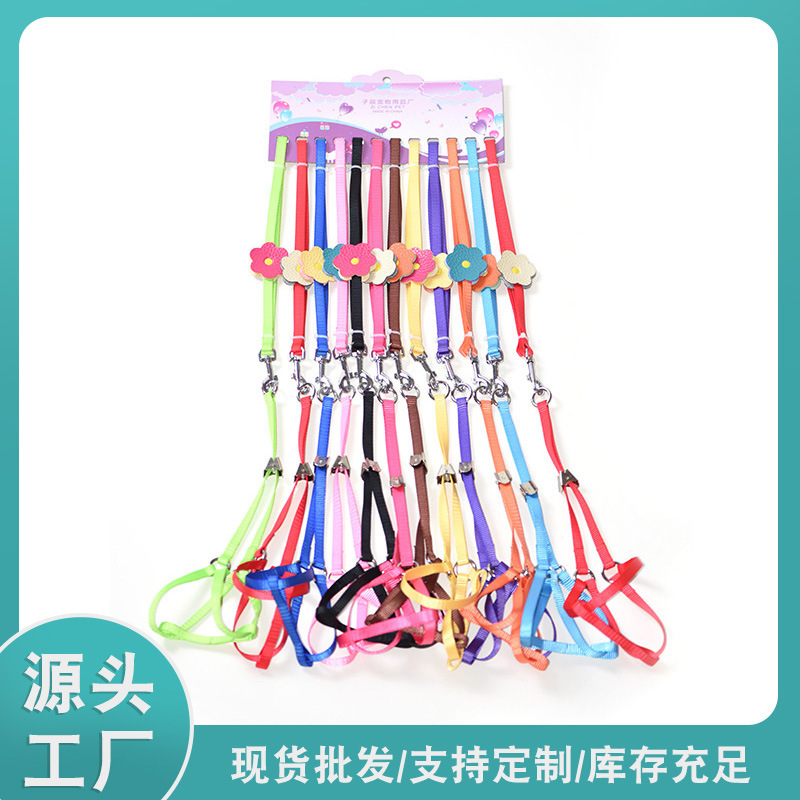 Bán trực tiếp thú nuôi. 1. 1. 5 nylon cho ngực, dây kéo thú cưng, kích cỡ khác nhau.
