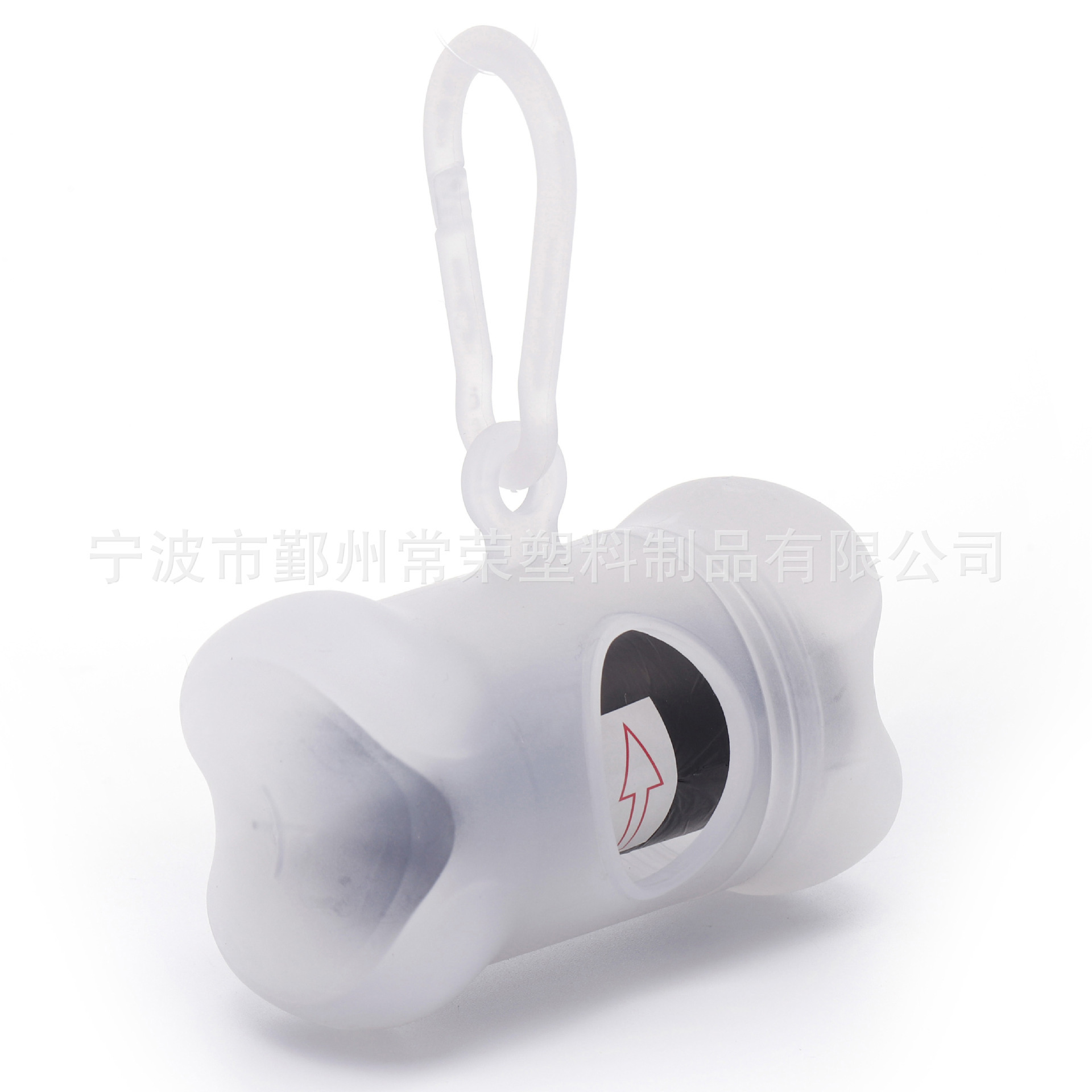 Túi đựng rác cho thú cưng Amazon mới mạ crôm trong suốt cho chó, dụng cụ nhặt rác cho thú cưng bằng xương
