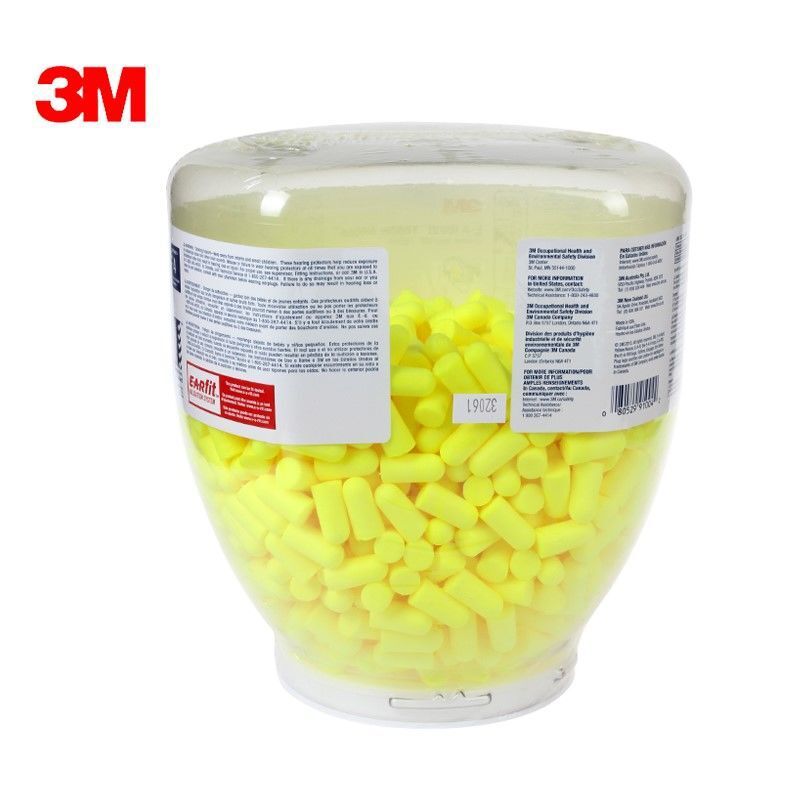 3M 391-1004 High-impact noise-proof bullet-type earplugs soft and comfortable plant earplugs