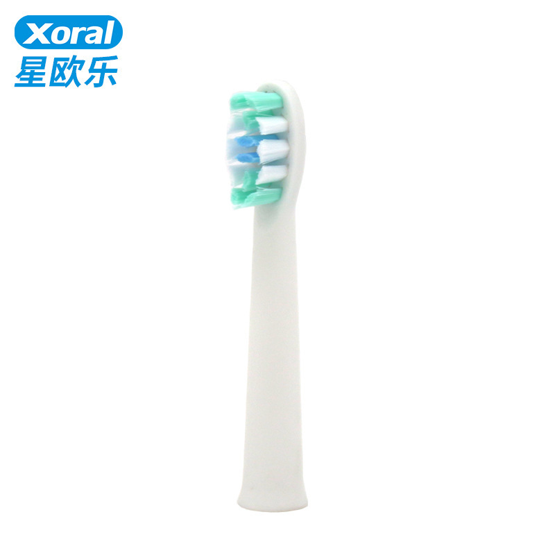 Xoral星歐樂B8新品電動牙刷替換刷頭杜邦刷毛三色舒適型