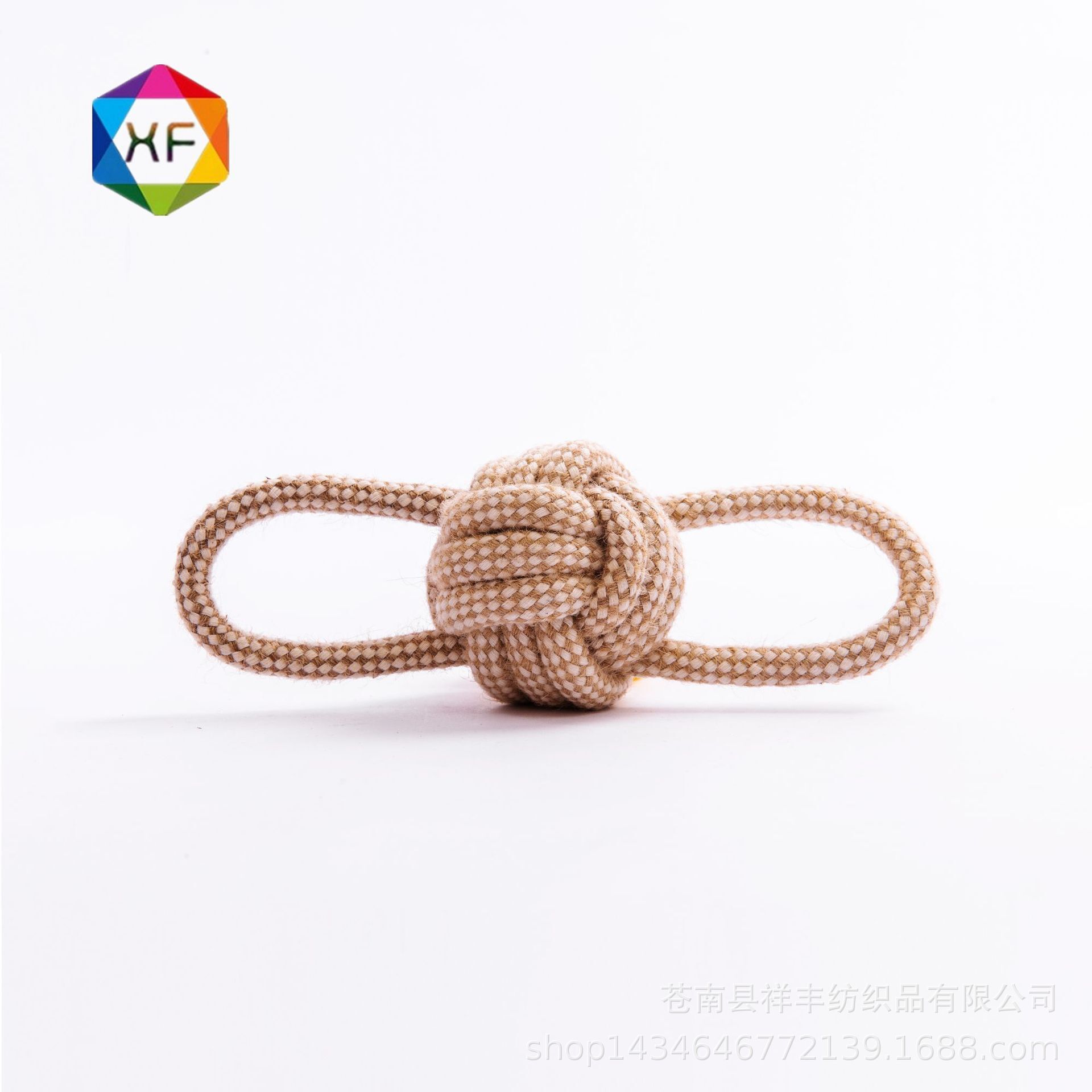 Amazon-explosive 애완 동물 면 줄 지어진 장난감 crocheting 개는 그의 치아를 쫓아 내고 귀를 당길 수 없습니다.