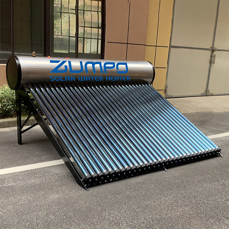 承壓式太陽能熱水器工程家用不鏽鋼熱水器現貨Solar water heater