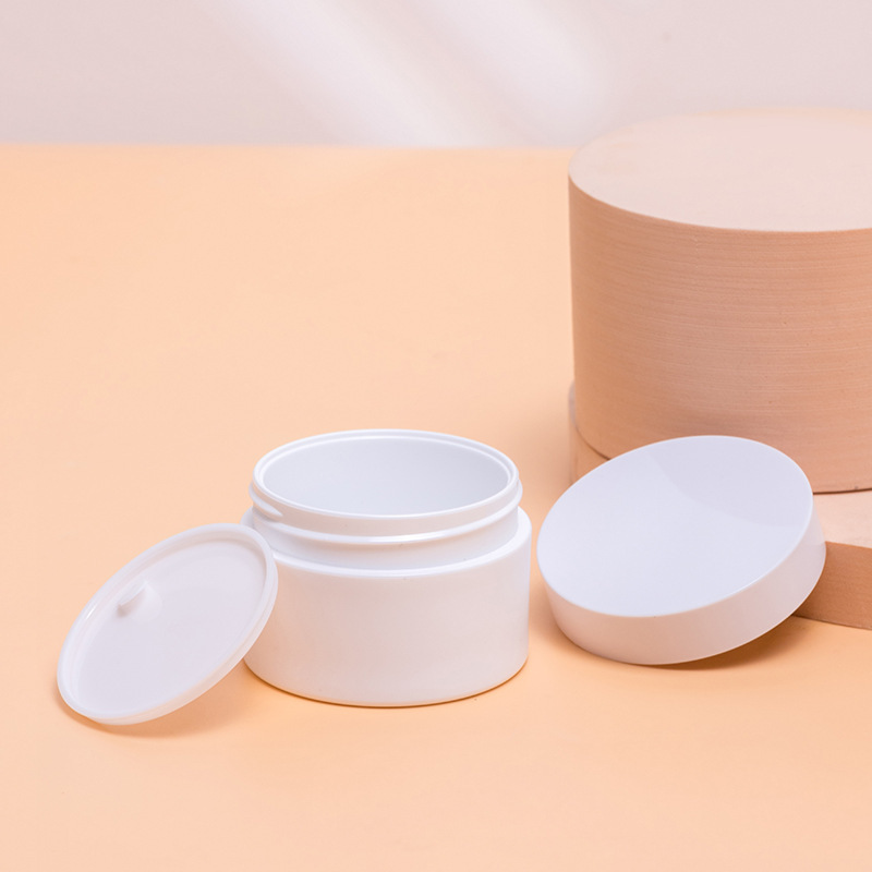 廠家定製pet塑料包裝真空膏霜瓶 實色透明化妝品面霜瓶保溼乳霜瓶
