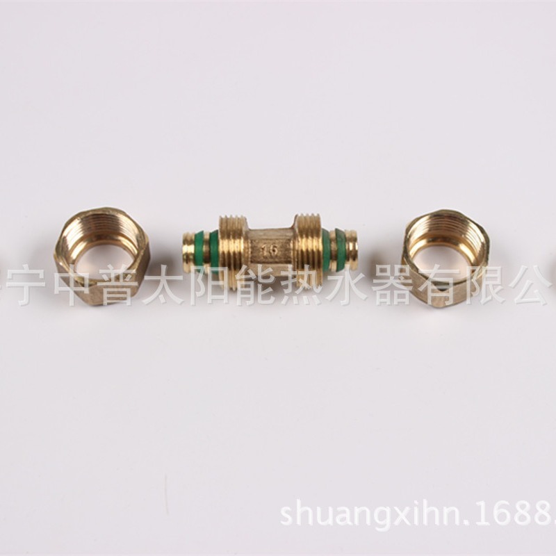 Wholesale of copper pipe fittings for the solar water heater, multiple specifications of 4-minute copper.