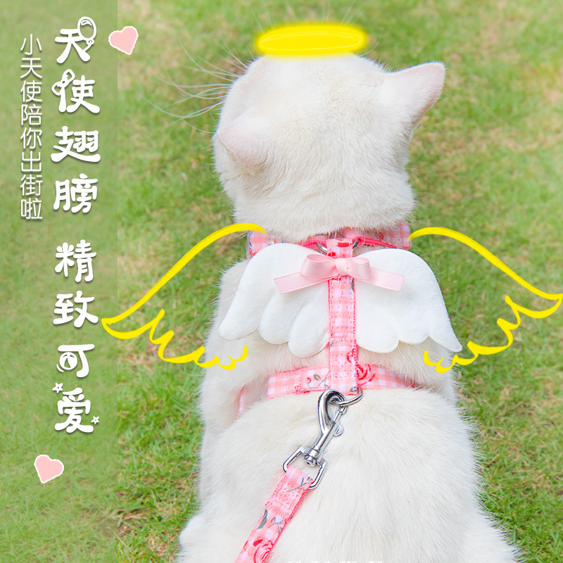 Sắp xếp chéo Angel Wings, phông chữ Cat-To-Trather để bật ra khỏi bộ vest, dây chuyền chó săn.