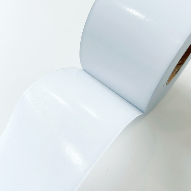 Giấy không giấy, giấy 3 nóng nhạy cảm với mã vạch trống 58mm dán nhãn giấy nhiệt độ nhạy cảm, giấy không khô