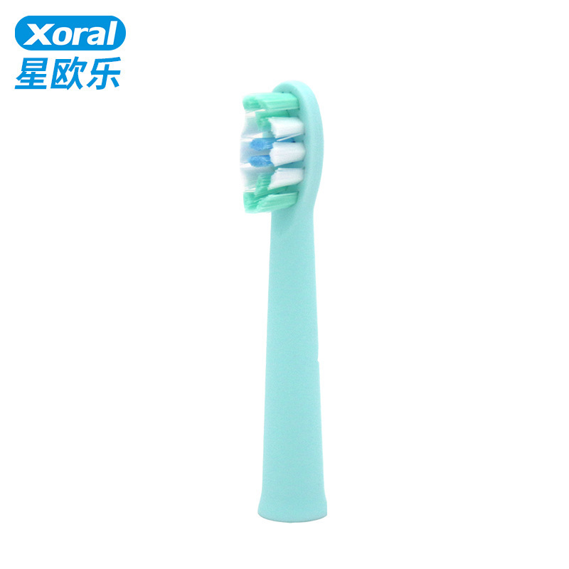 Xoral星歐樂B8新品電動牙刷替換刷頭杜邦刷毛三色舒適型