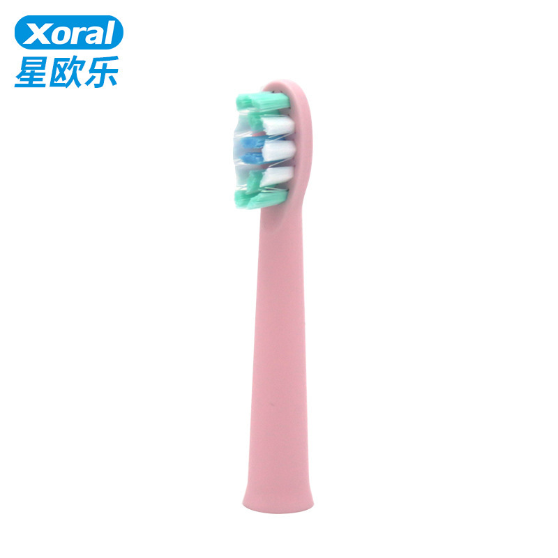 Xoral星歐樂B8新品電動牙刷替換刷頭杜邦刷毛三色舒適型