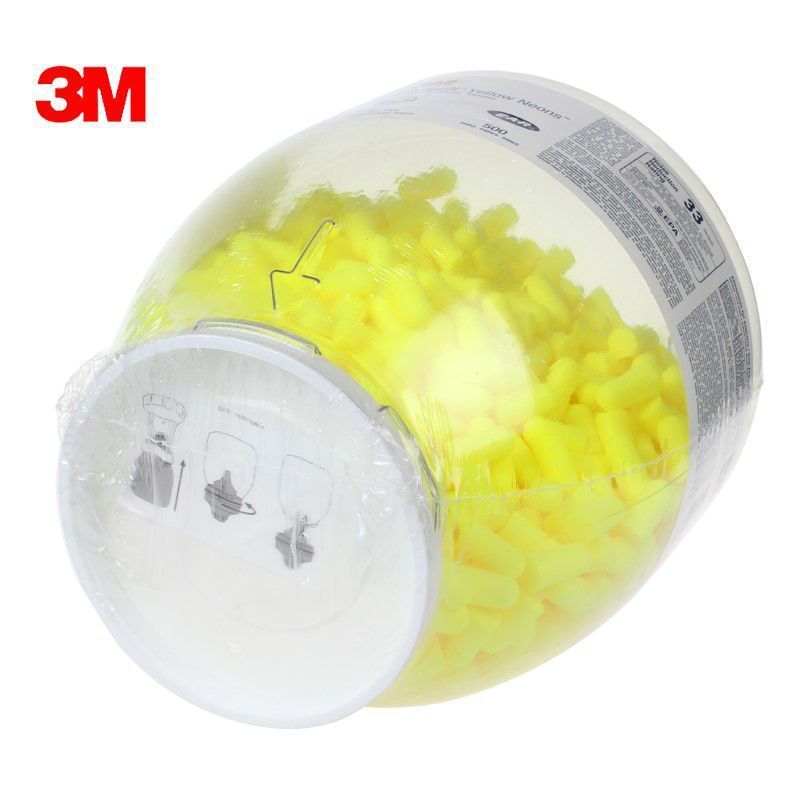 3M 391-1004 High-impact noise-proof bullet-type earplugs soft and comfortable plant earplugs