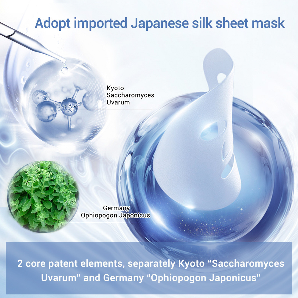 LANBNEA Silk Sheet Mask补水清洁滋润面膜日本配方25ml跨境