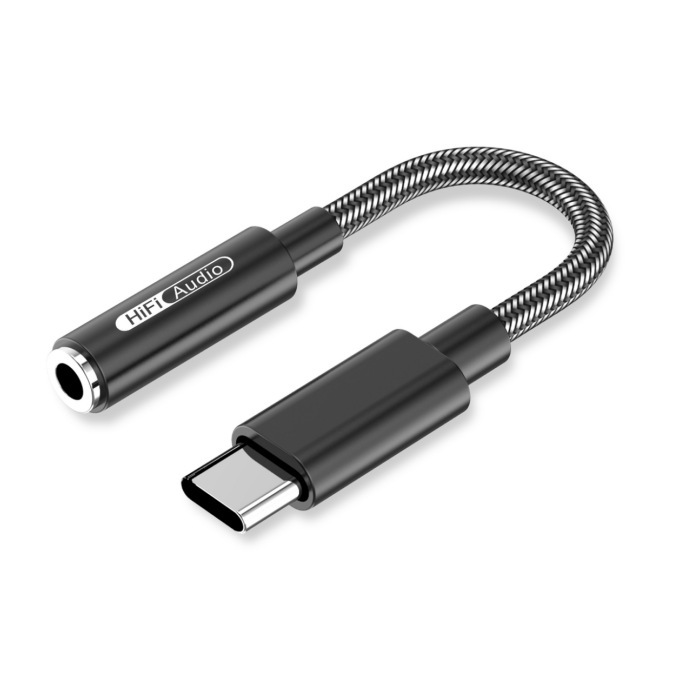 USB-C转接线type-c转3.5mm耳机转接头适用于iPhone15音频转换器