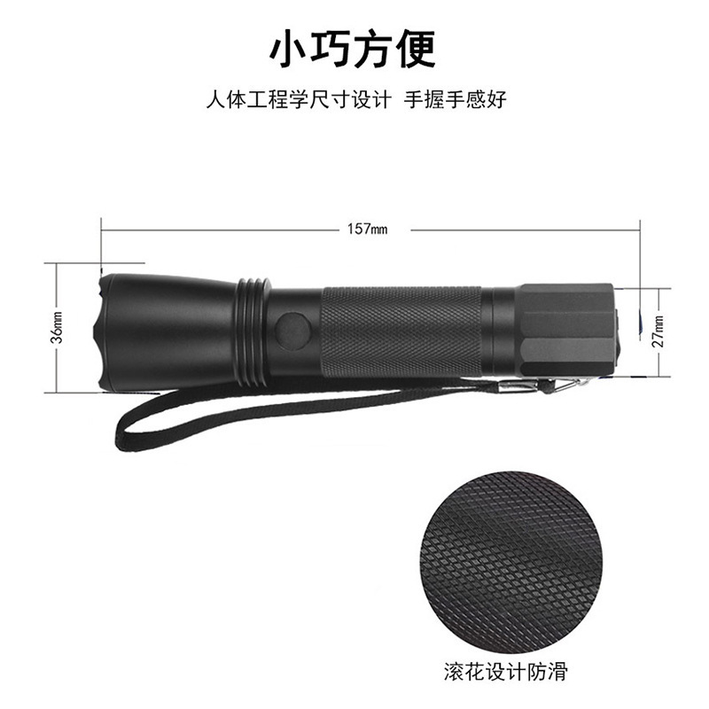 KLE501B LED pocket blastproof flashlight with waterproof emergency light LED Aluminium alloy flashlight