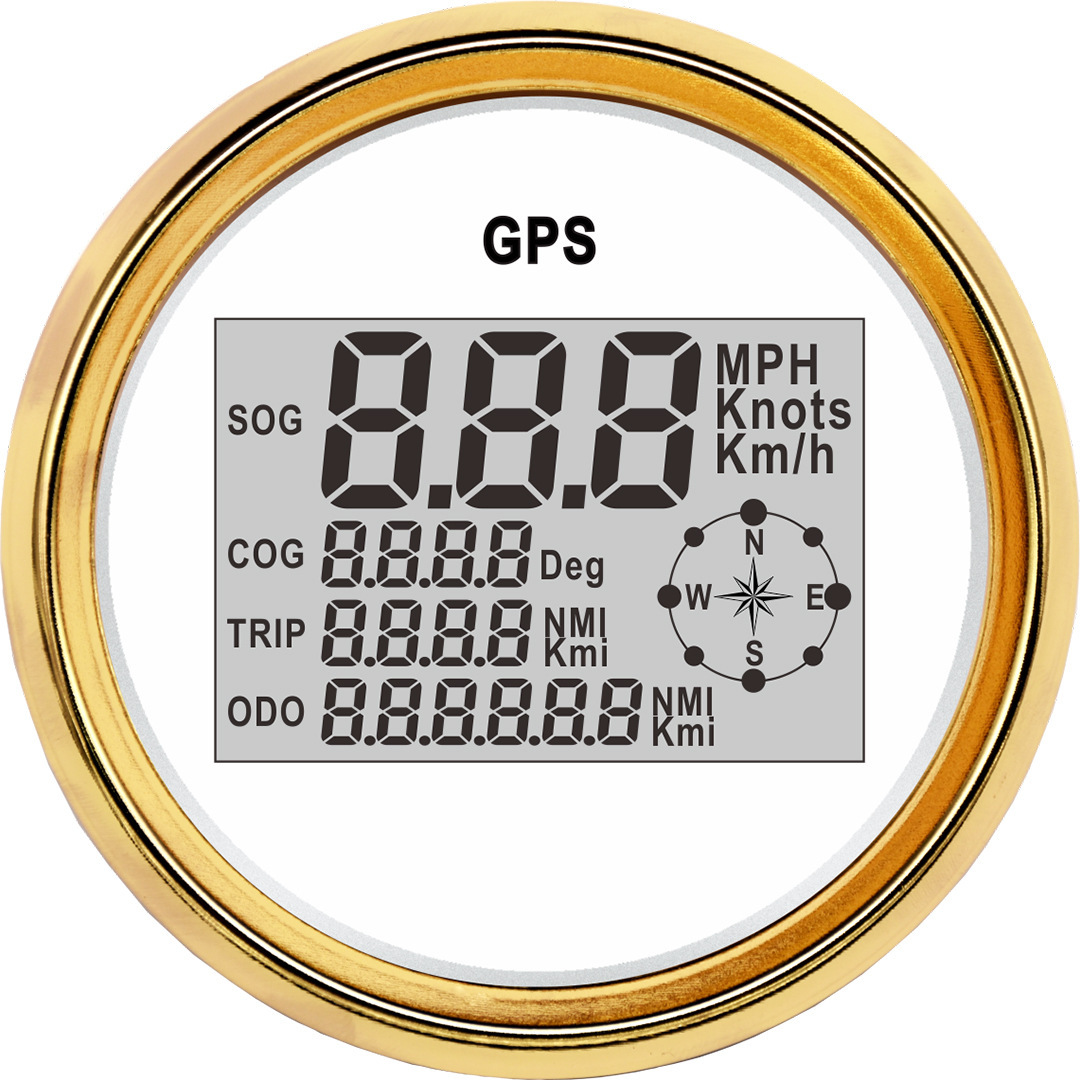 차량 모터 차량 GPS 속도 주행거리 85 mm LCD 7 역광선