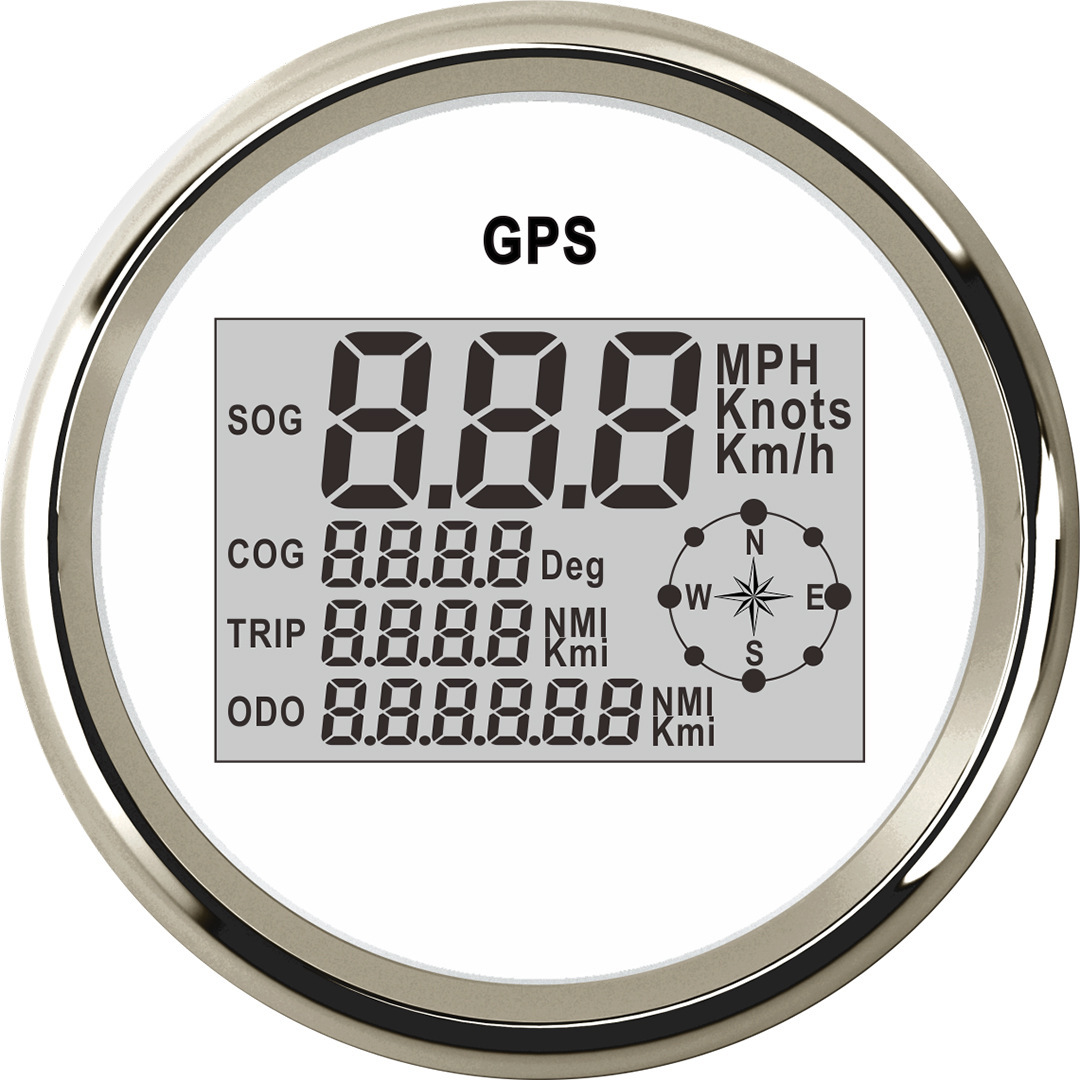 차량 모터 차량 GPS 속도 주행거리 85 mm LCD 7 역광선