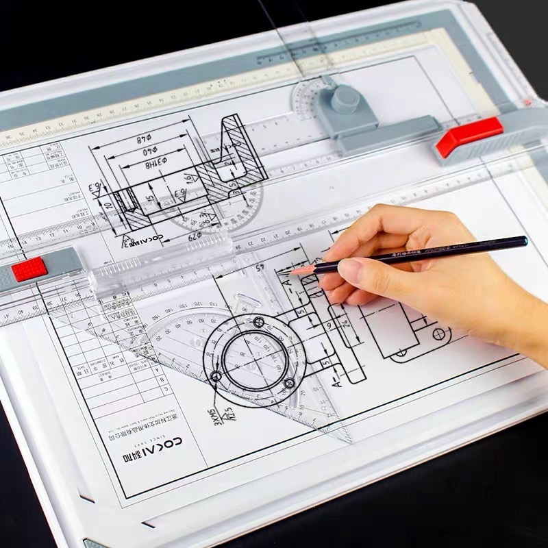 Công cụ bản đồ đa mục đích cho sinh viên kỹ thuật dân sự ở Coga A3 vẽ bảng với máy kiến trúc quy mô