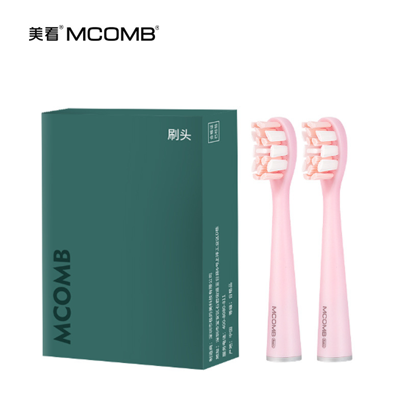 Look at the mcomb M2 electric toothbrush head, anti-bacterium brush, du Pontian soft hair, replacement of two brushes.