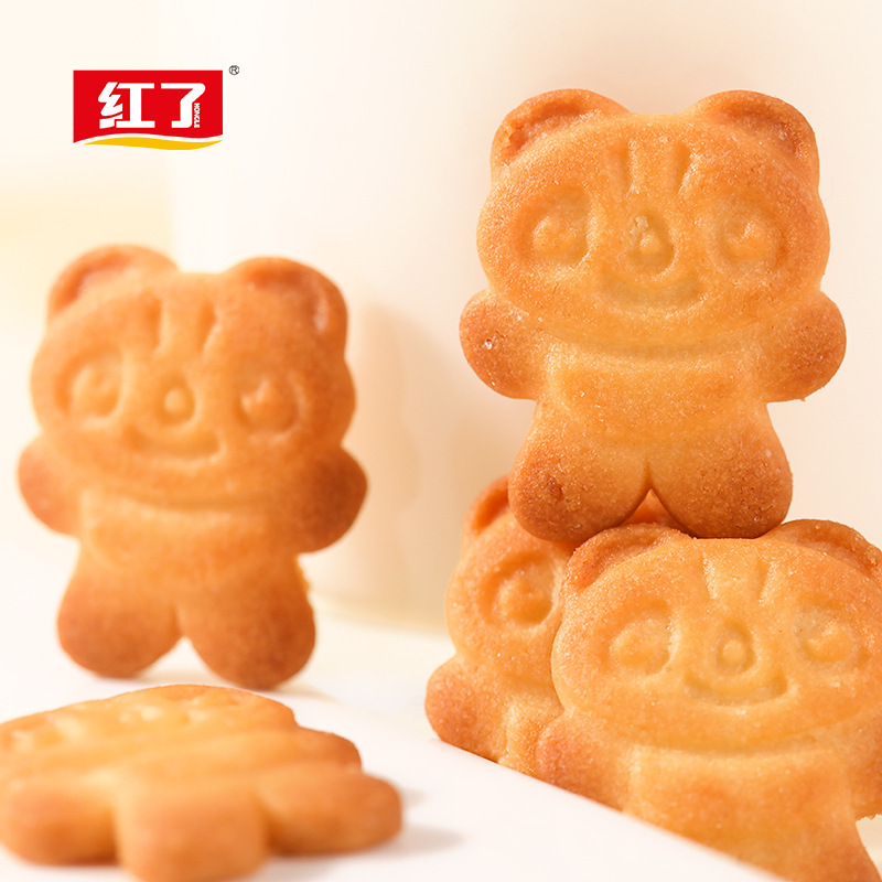 Short-hand bear crackers with calcium-enabled snacks.