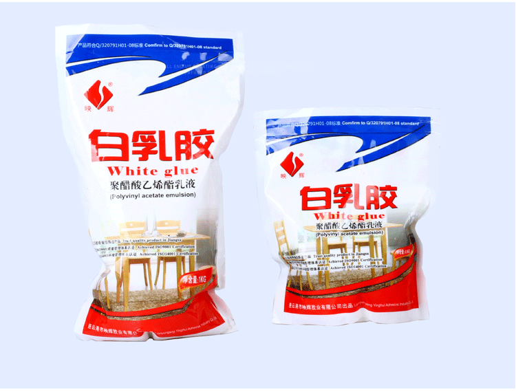 水性木工白乳胶1kg/袋聚醋酸乙烯酯乳液木板拼接胶水厂家批发