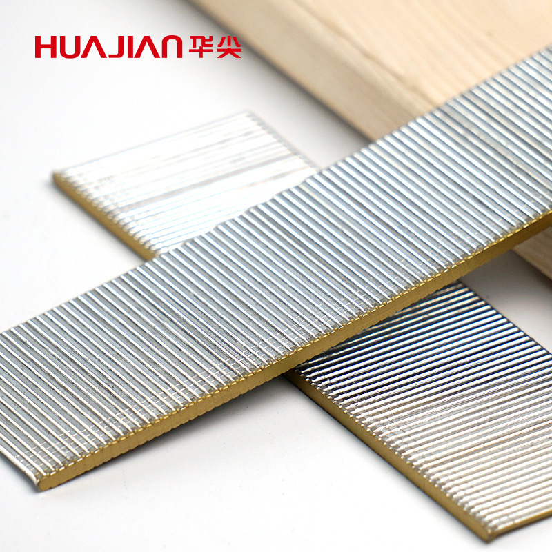 Acoustic nails, T nails, carpentry liners, T-50s, T-38s.