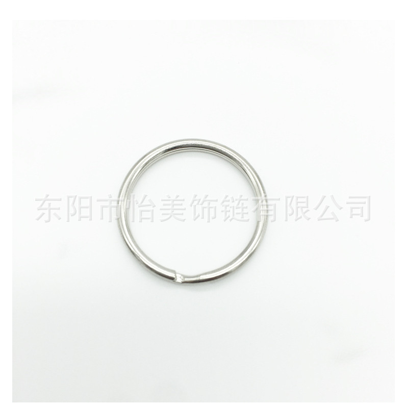 Car key button parts, DIY hardware parts, key ring, flat ring.