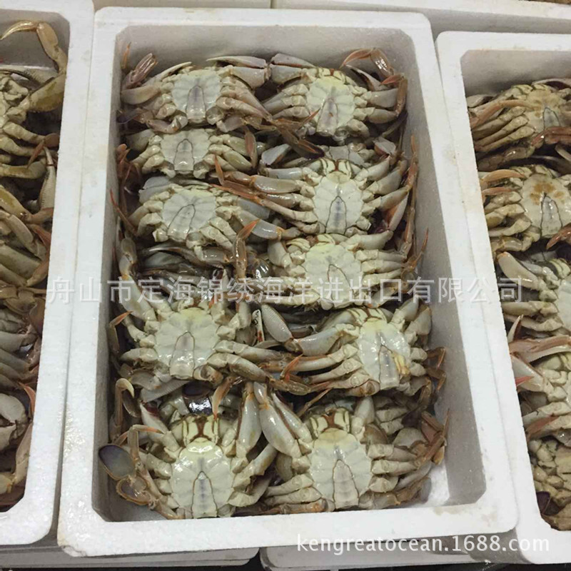 4kg/box, hộp bọt gói cua đông lạnh/ cua