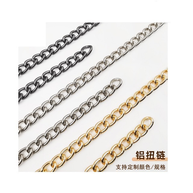 Aluminum chain fittings of various specifications