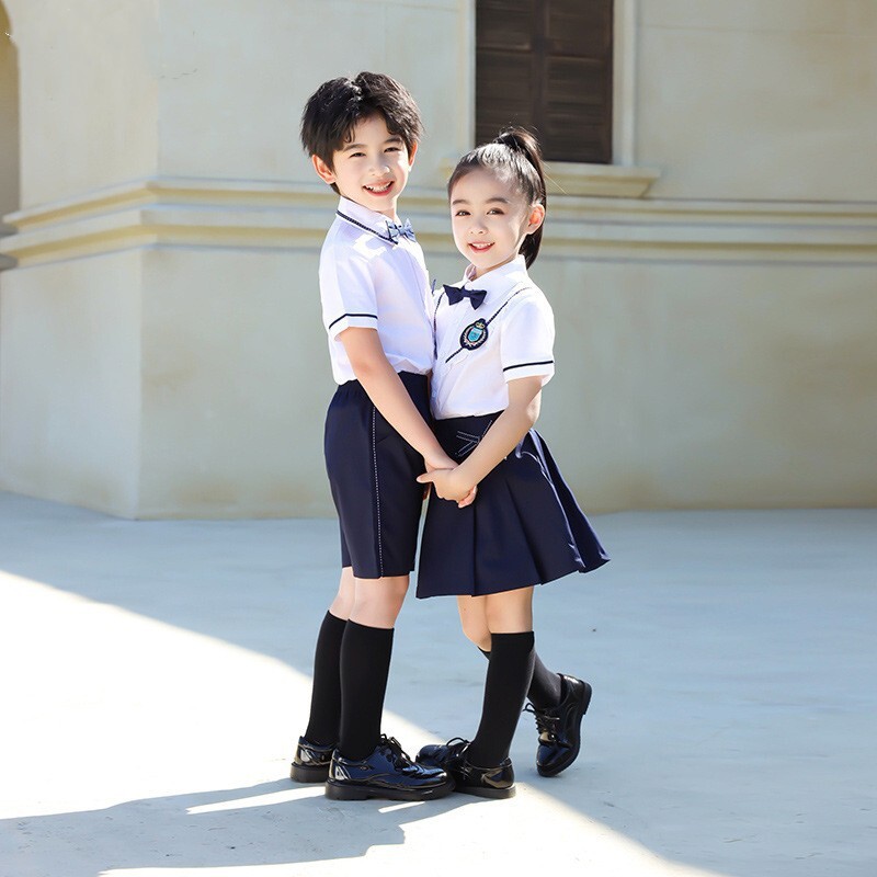 ZL153-1939儿童教师服校服夏装班服夏季小学生英伦风校服套装班服