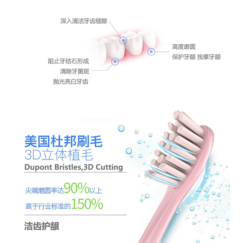 適配力博得M3 M6 I2電動牙刷頭杜邦刷毛