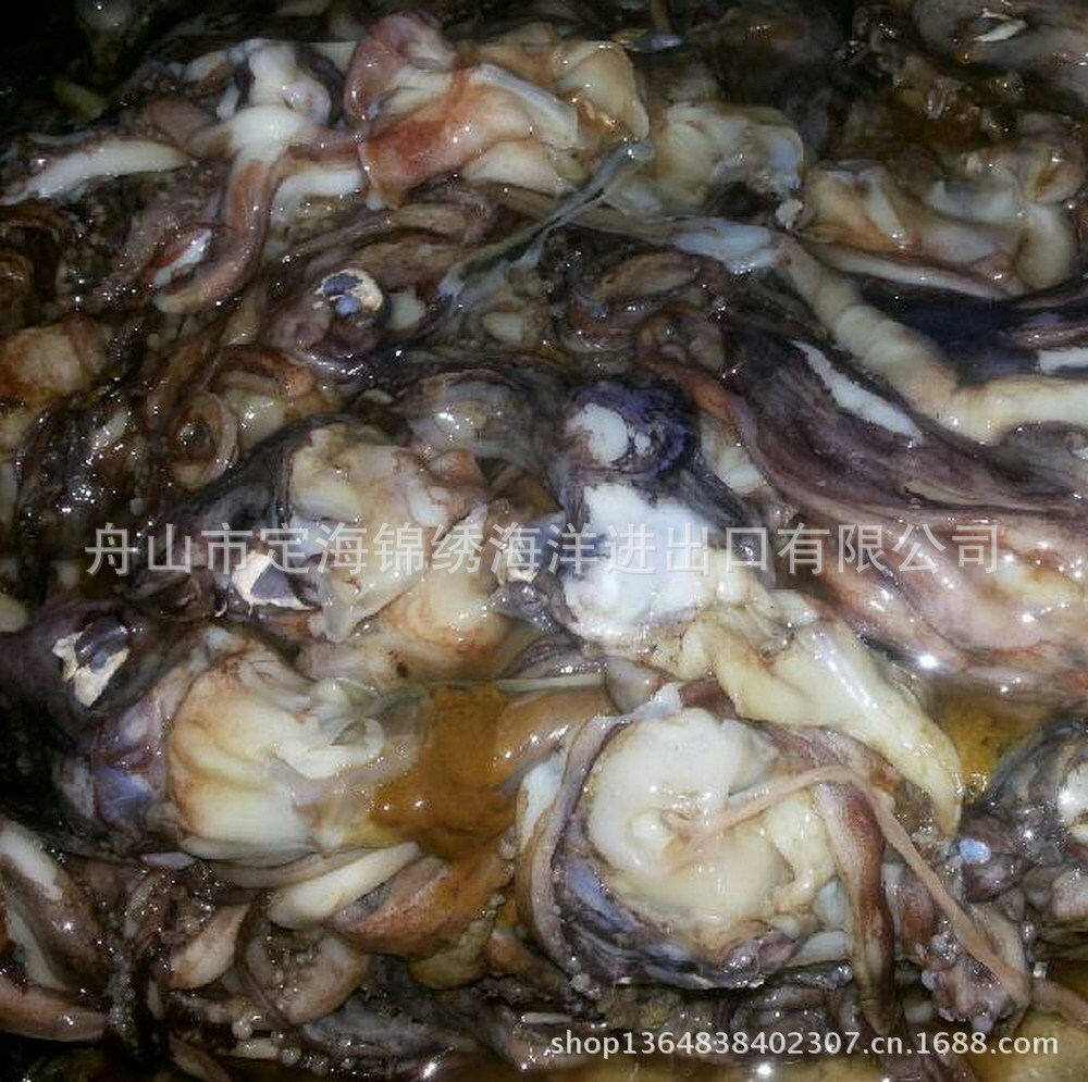 Ở giữa mực ống, đầu mực Peru đông lạnh, sản phẩm mực đóng băng, có thể xuất khẩu, buôn bán nhà máy.