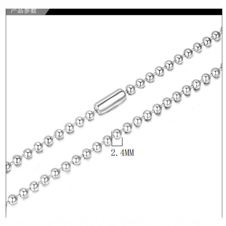 The source manufacturer's 304 stainless steel-soldier dog-licensed titanium-strangling chain chain wholesale.