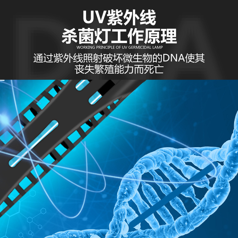 鱼缸杀菌灯UV紫外线鱼池除藻潜水灭菌水族净水内置双管杀菌灯