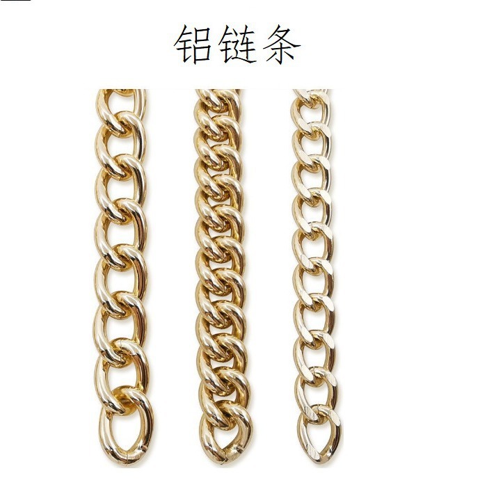 Aluminum chain fittings of various specifications