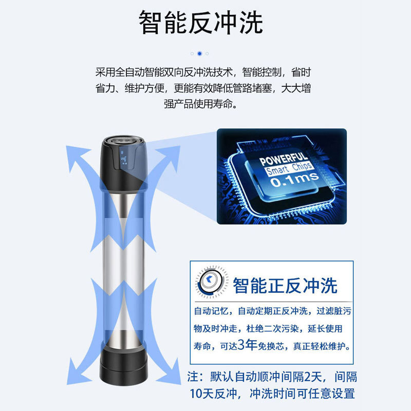 Water purification home, stainless steel super-filter, fully intelligent, house-wide central water purification.