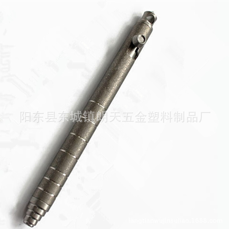 Tittium alloy tactical bolt attack pencils and pencils to defend tungsten steel through windows, multipurpose metal pens