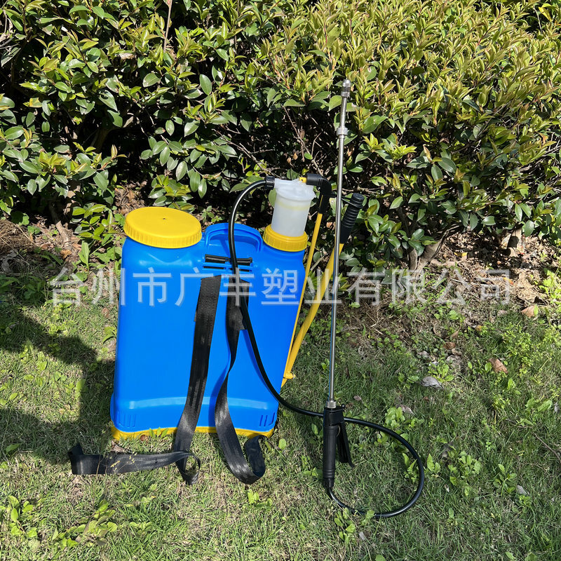 Tay chống áp suất cao với máy phun 16L nông nghiệp, máy phun nhựa nông nghiệp vườn cây, bình xịt rộng bằng tay.