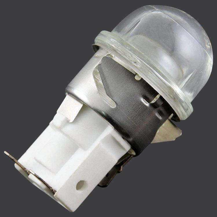 High-temperature-resistant airbox lamp, microwave oven lamp, embedding of an embroidery