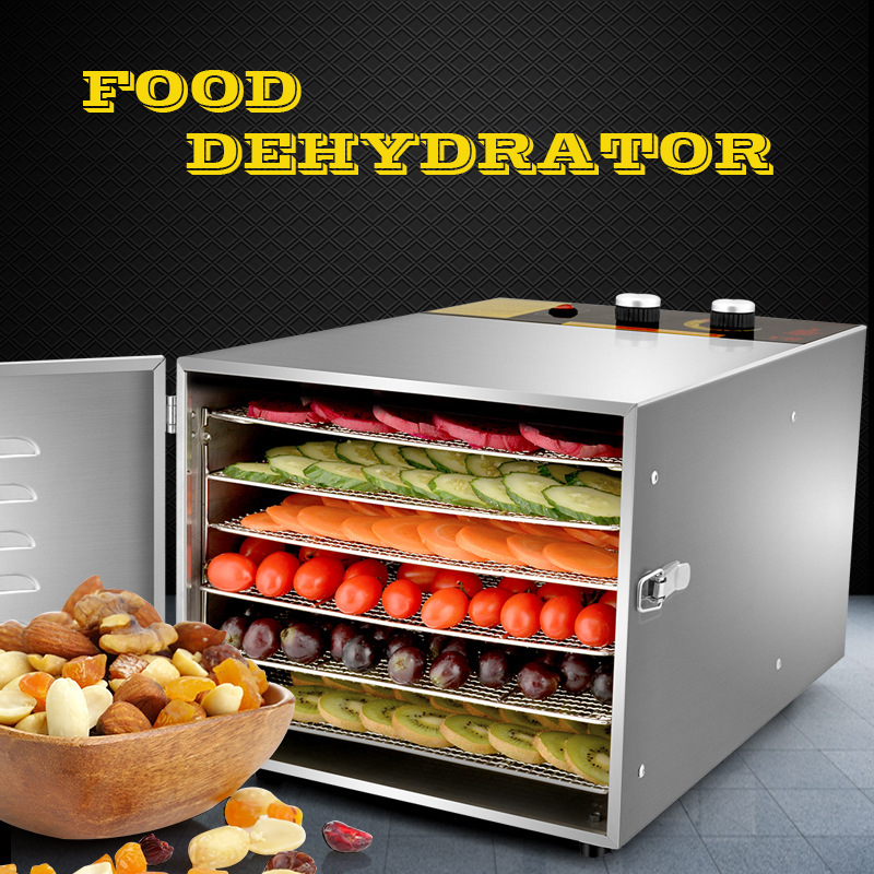 The stainless steel fruit dryer cross-border commercial vegetable dehydrator pets, and the veal-fruit-fruit tea dryer