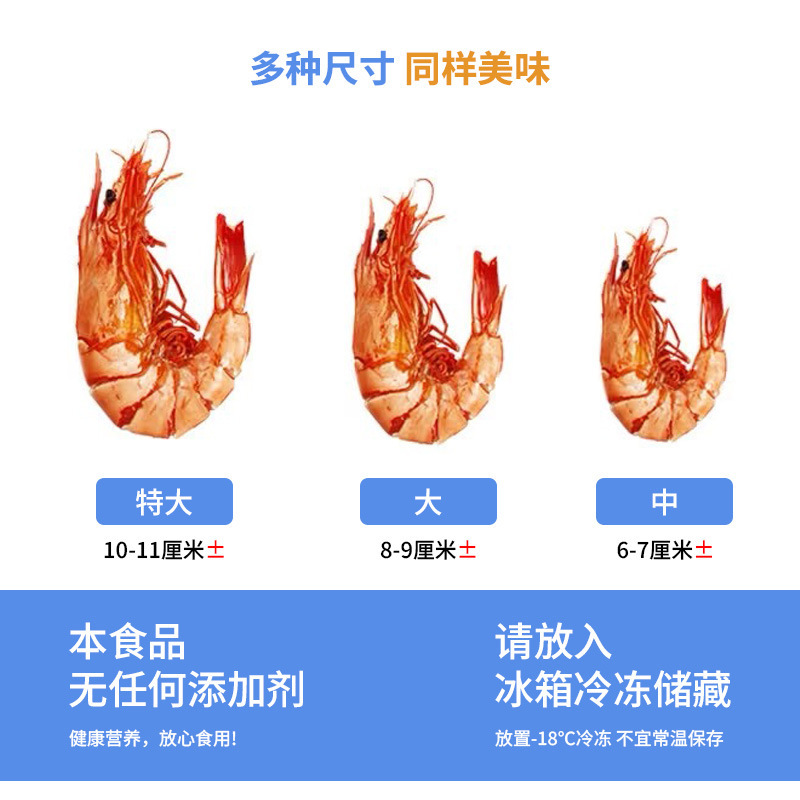 Starfleet Island, nine knots of shrimp ready-to-eat.