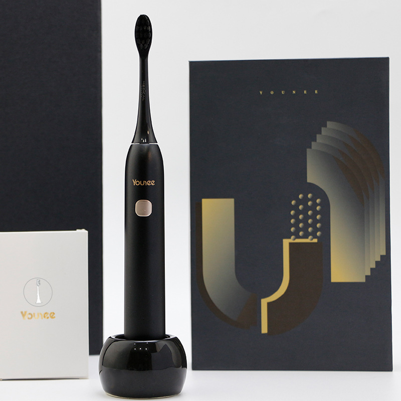 New portable electric toothbrush, magnetic suspension, male and female sound-wave electric toothbrush, five-stage soundbrush clean.