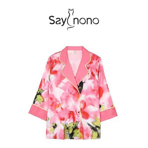 2023 Spring/Smmer New Girls's Ice-Sympires, và một bộ quần áo nhà nhỏ với tay áo dài.