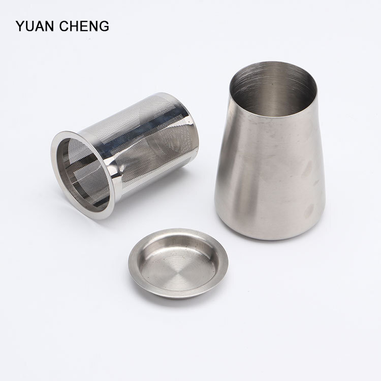 Bộ lọc thép không rỉ, lọc bột lọc cà phê, cốc phủ bụi cho nhà máy pha cà phê.